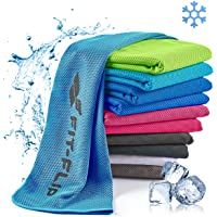 Los mejores  - Toalla de enfriamiento Toalla de Microfibra para Deporte o Toalla fría – Cooling Towel para Fitness- Deporte- Viajes…